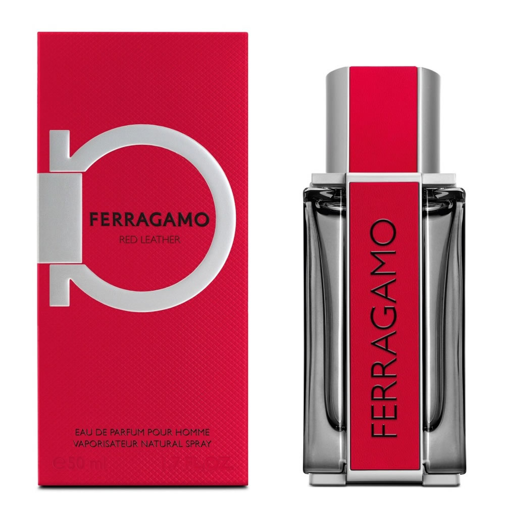 Salvatore Ferragamo Red Leather Pour Homme EDP 50ml perfumeuk