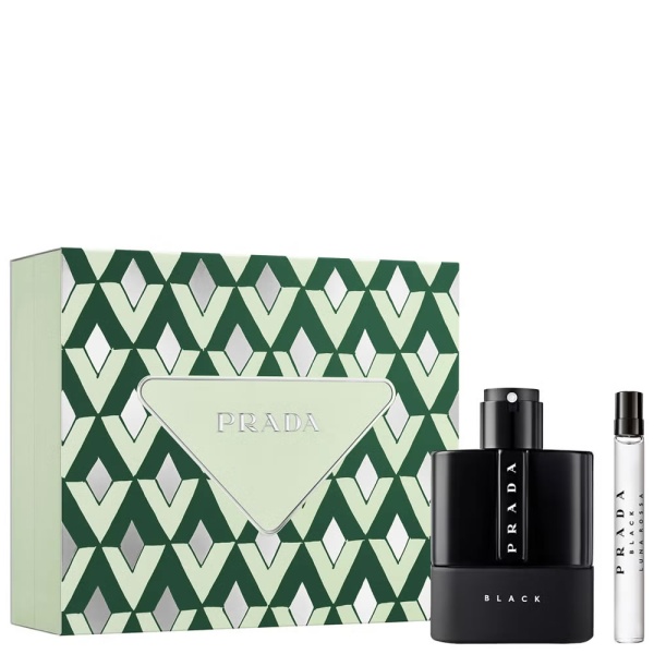 香水(男性用) PRADA LUNA ROSSA BLACK 100ml EDP Prada Luna Rossa Black EDP 100ml Gift Set - perfumeuk.co.uk
